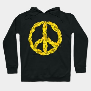 Banana Slug Peace Sign Hoodie